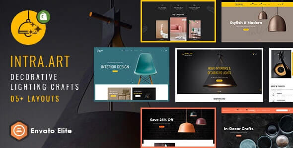 IntraArt Multipurpose Shopify Furniture and Crafts Theme