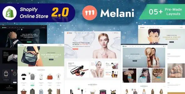 Melani Cosmetic Jewelry Shopify theme