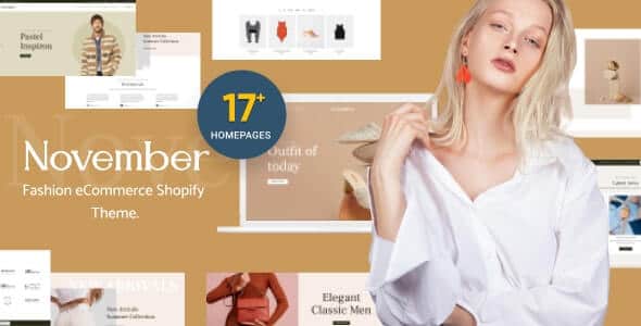 November Multipurpose Sections Shopify Theme
