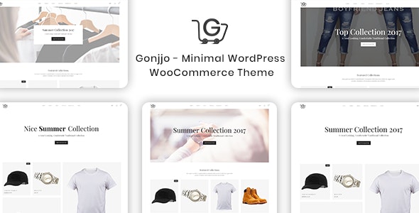 Gonjjo - Minimal WooCommerce WordPress Theme