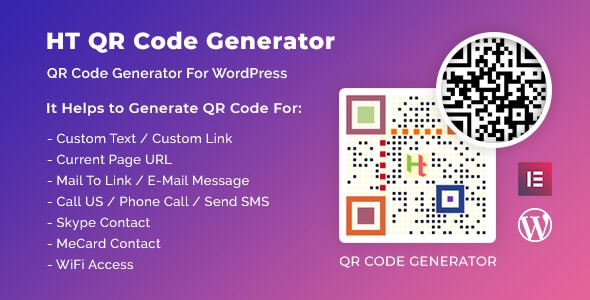 QR Code Generator for WordPress