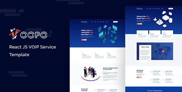 Voopo- React JS VOIP Service Template